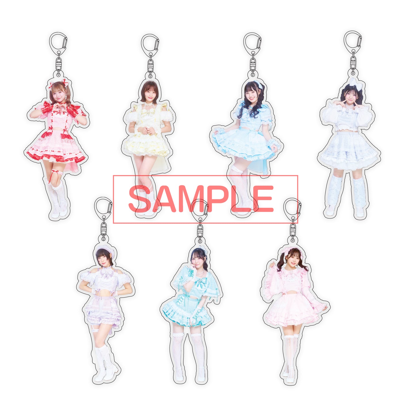 【白雪いち】衣装アクリルキーホルダー