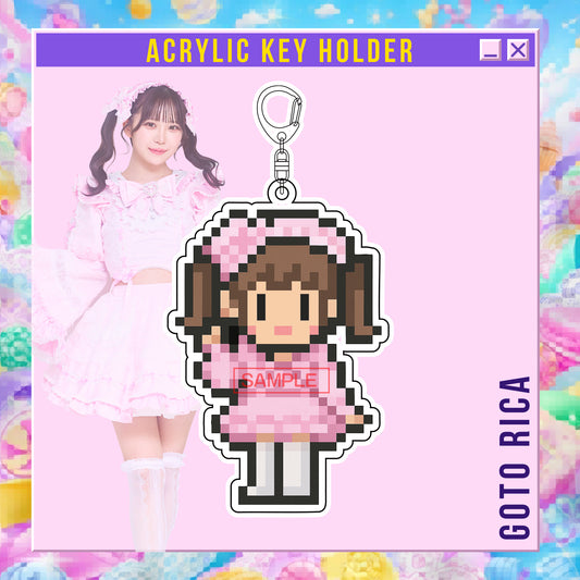 【後藤理花】ドットアクリルキーホルダー